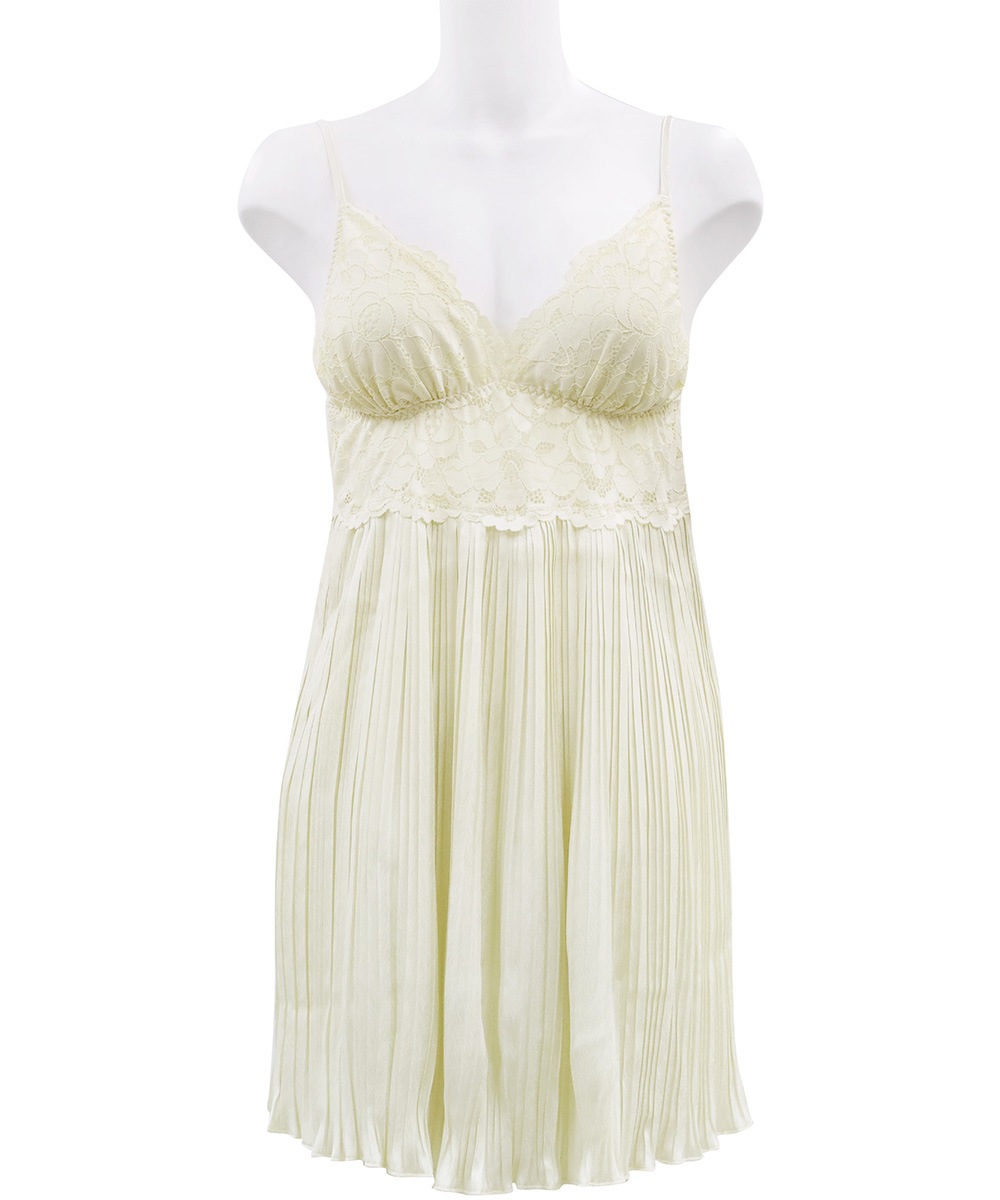 Rosy プリーツベビードール&ショーツ