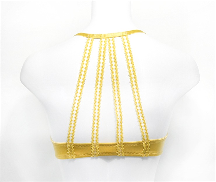 Lady バックデザインフロントホックブラジャー