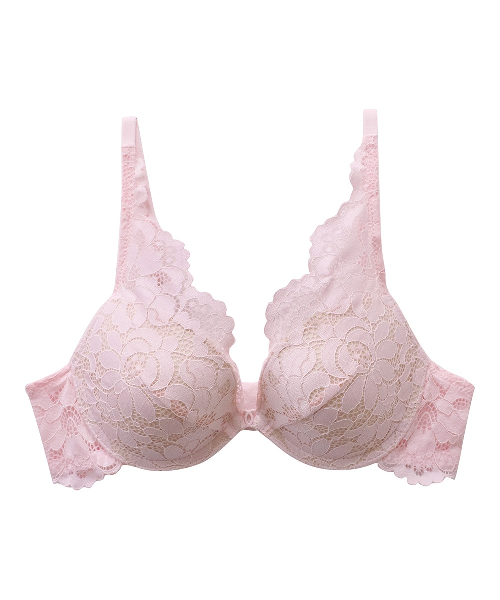 Rosy デコルテレースモールドカップブラジャー