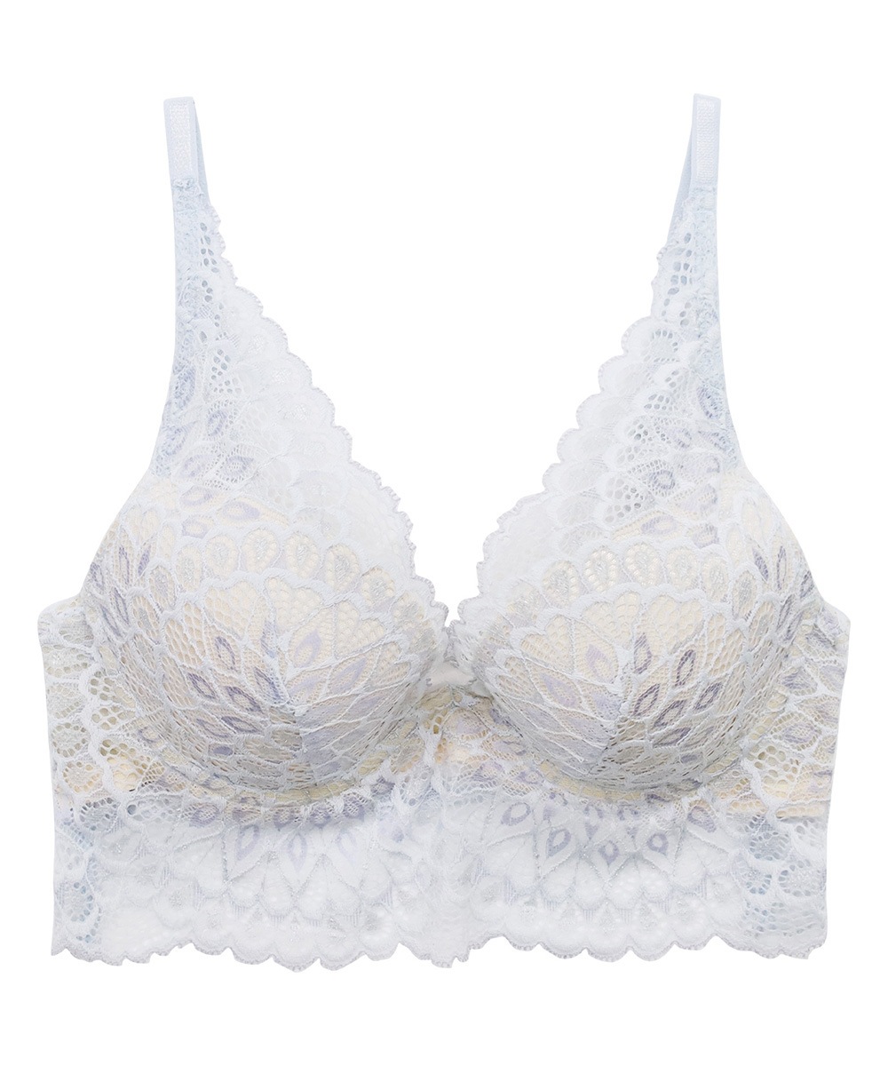 Luxurious モールドカップロングラインブラジャー / Blue