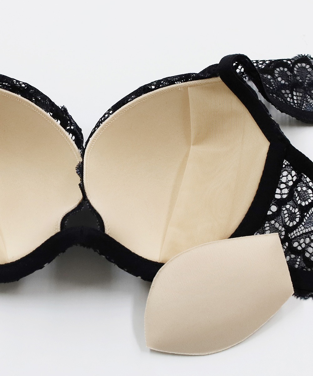 Luxurious 2WAYバッククロスモールドカップブラジャー / Blue