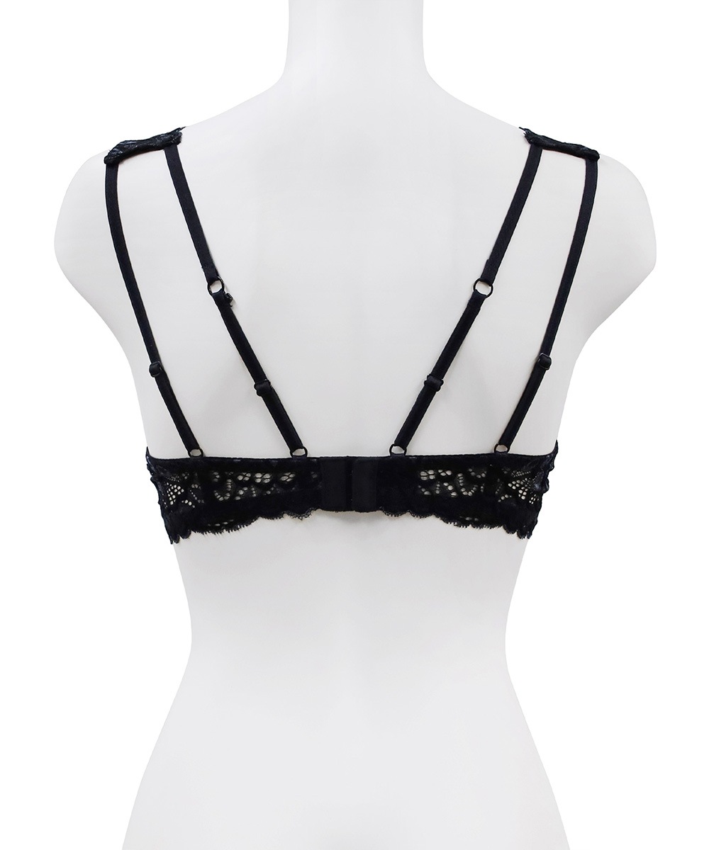 Luxurious 2WAYバッククロスモールドカップブラジャー / Blue