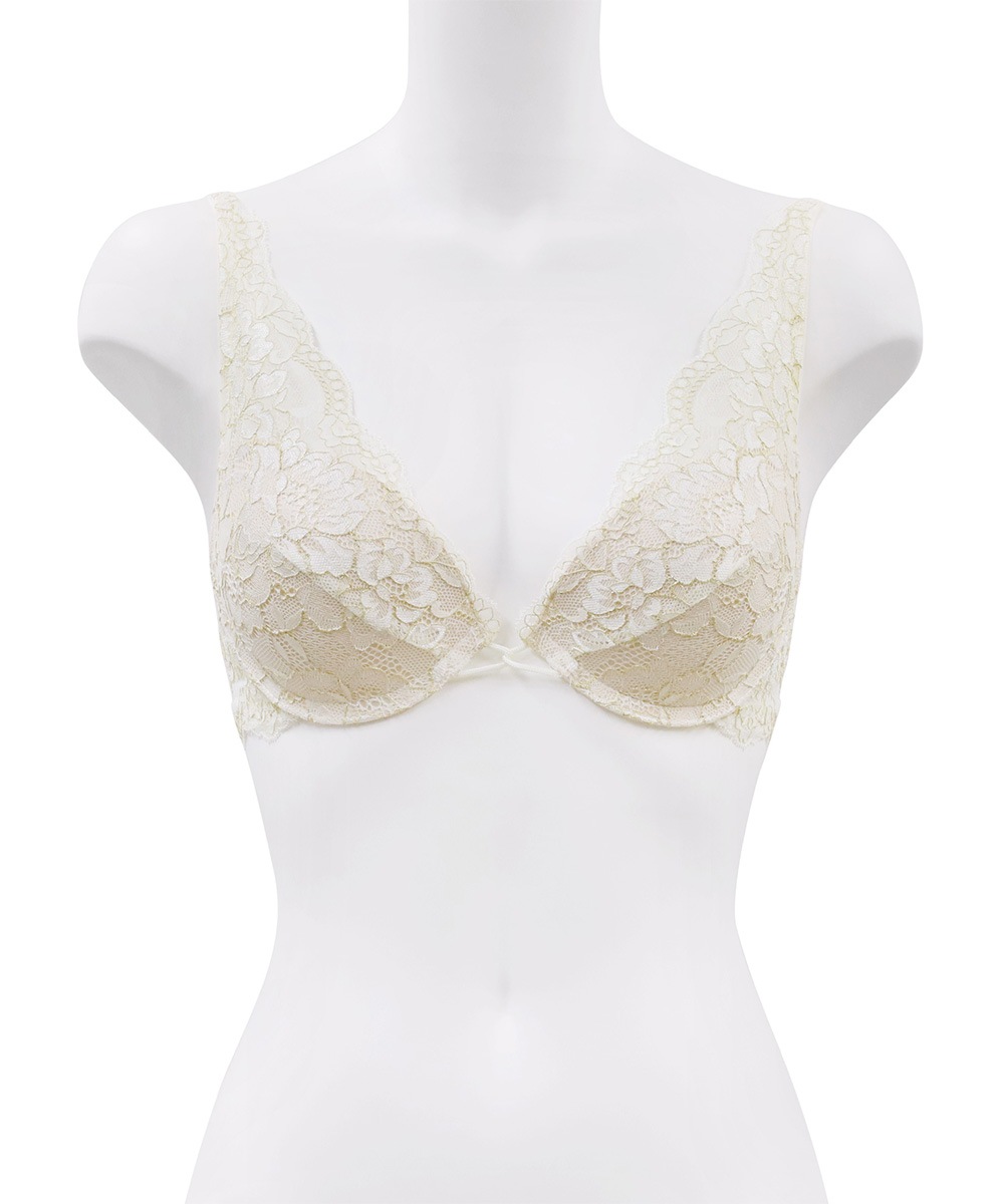 Timeless デコルテレースモールドカップブラジャー