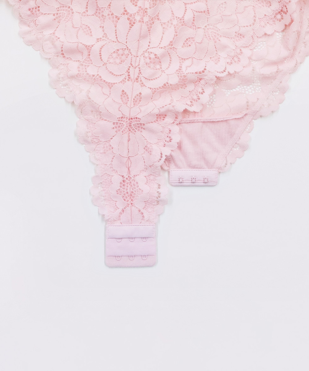 Rosy レースボディスーツ,テディ / Pink