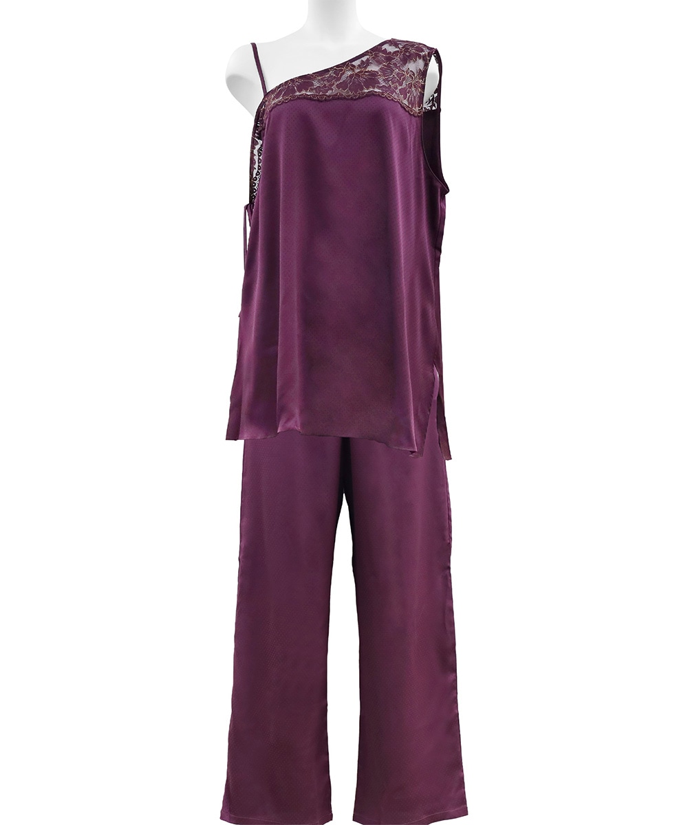 Harmony in Bloom ロングパンツセットアップ / Dark Purple