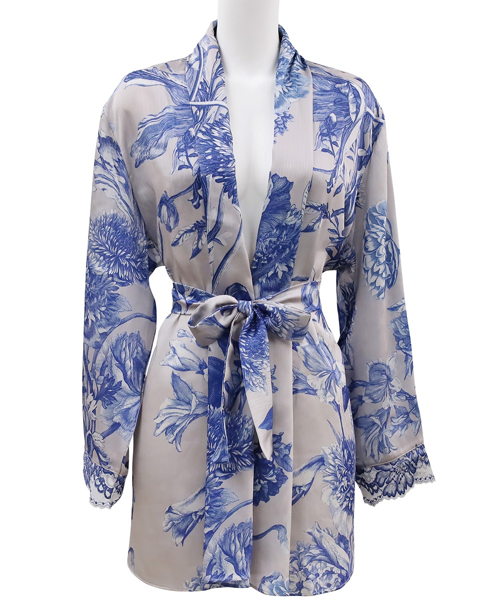 Femininity プリントガウン