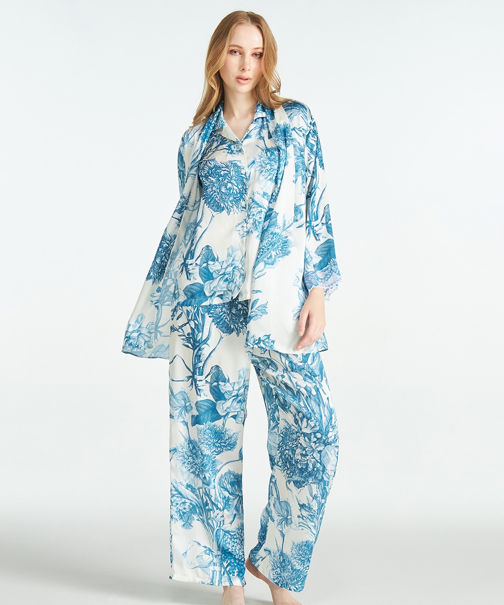 Femininity プリントナイトウェア