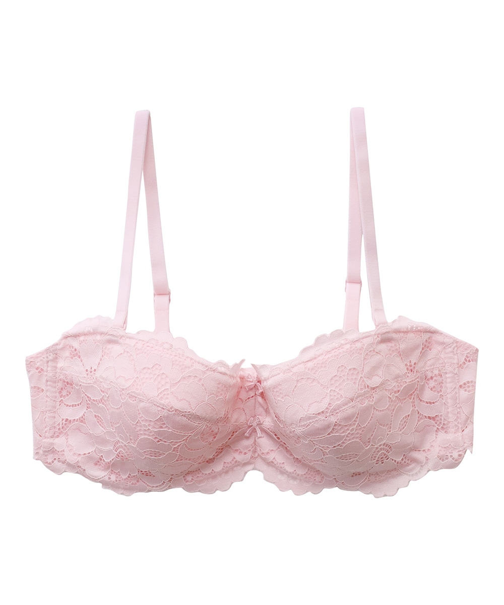 Rosy ストラップレスデコルテメイクブラジャー / Pink