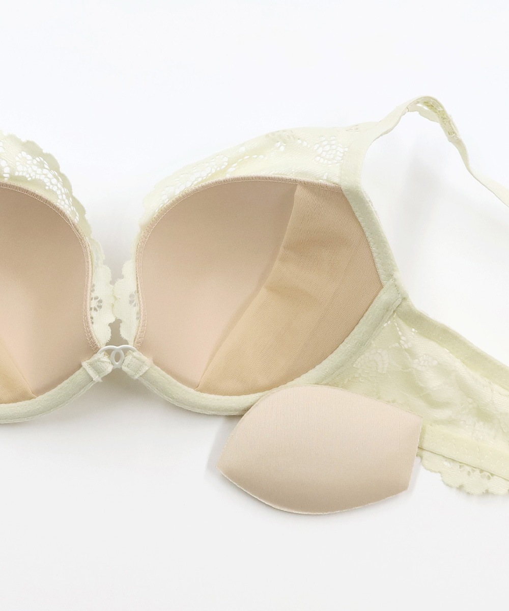 Rosy デコルテレースモールドカップブラジャー / Pink