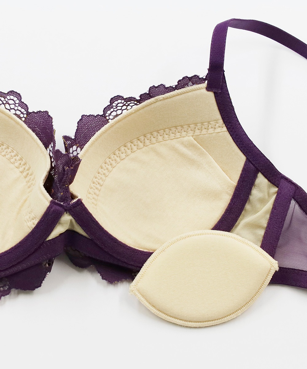 Flourish デコルテメイクブラジャー / Purple
