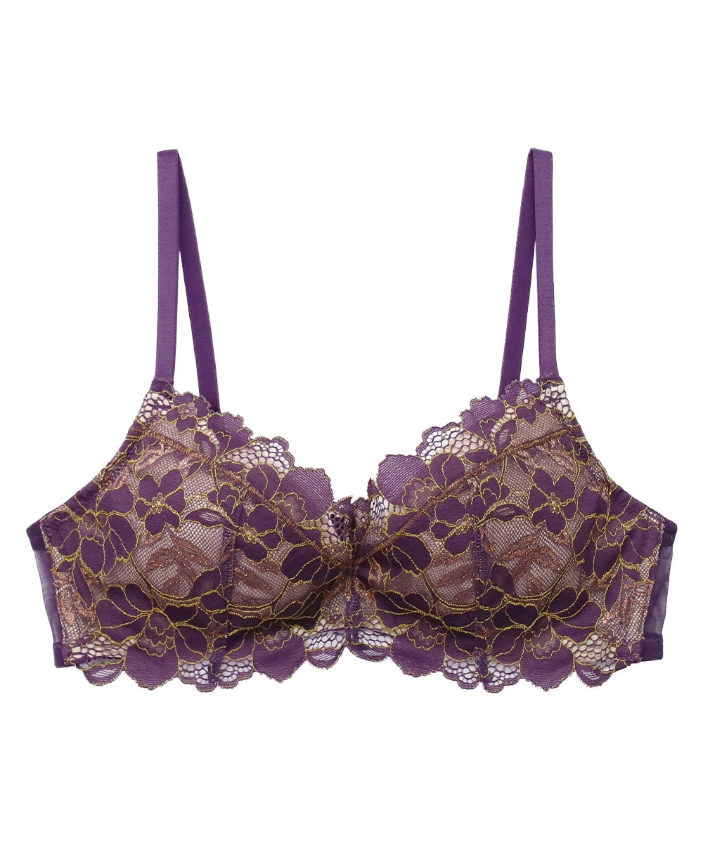 Flourish デコルテメイクブラジャー / Purple