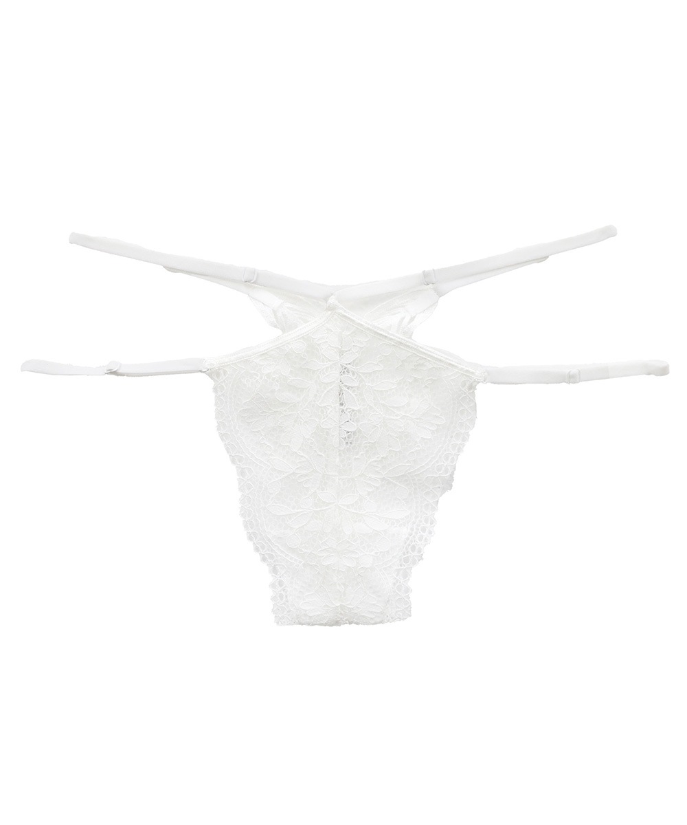 Daphne モチーフレースストリングデザインソング / Off White