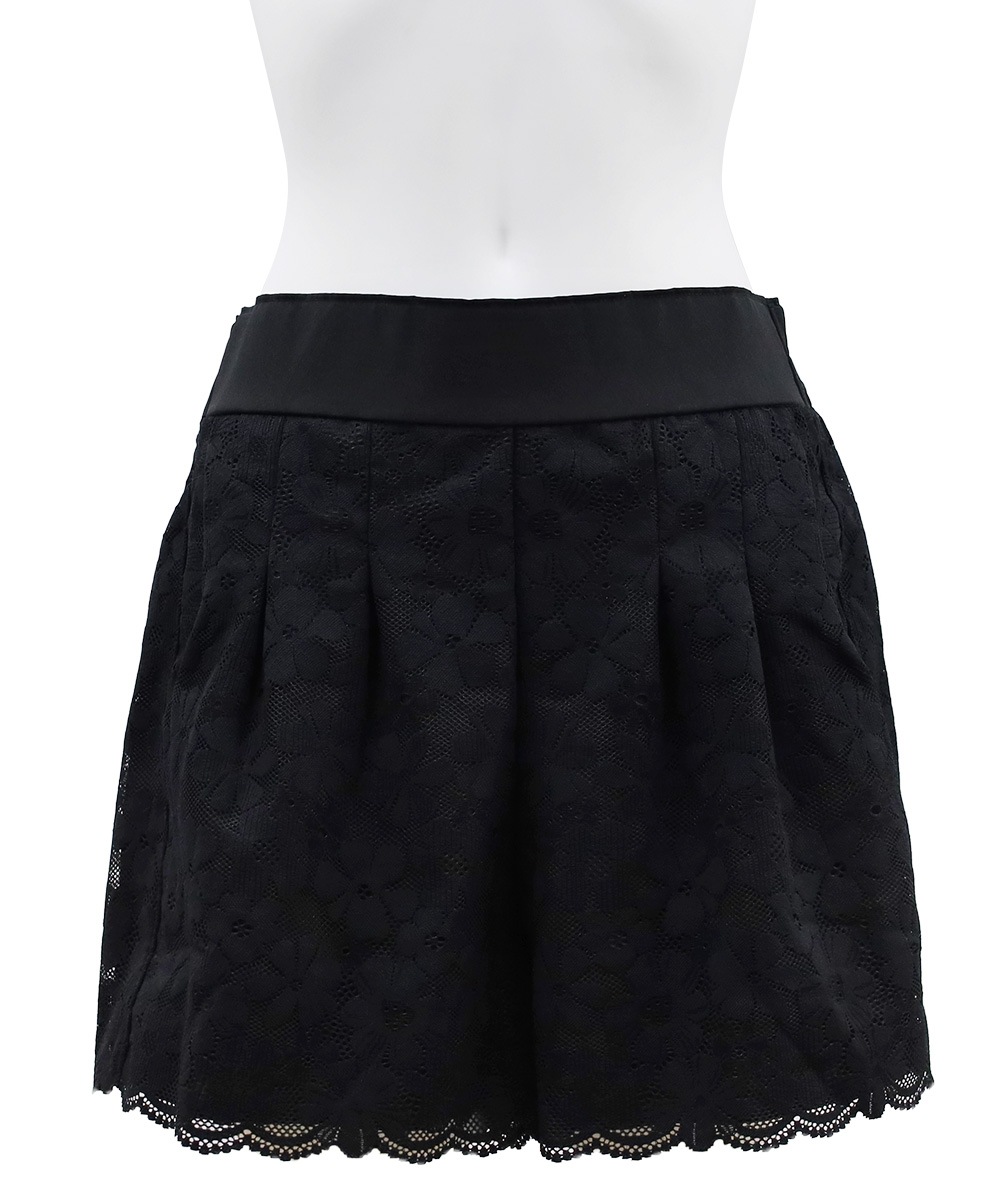 Lace Reverie レースリゾートショートパンツ / Black
