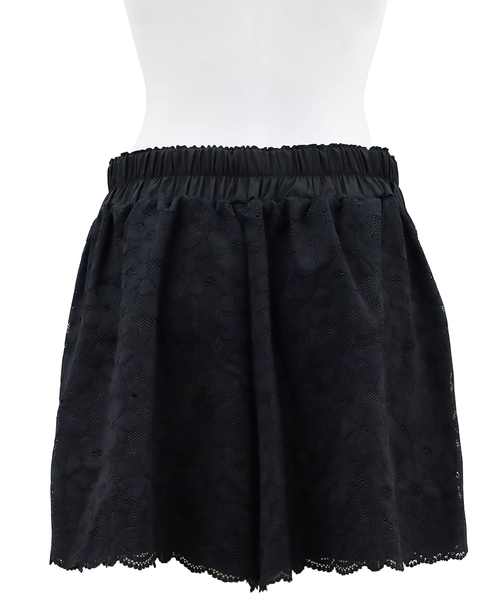 Lace Reverie レースリゾートショートパンツ / Black