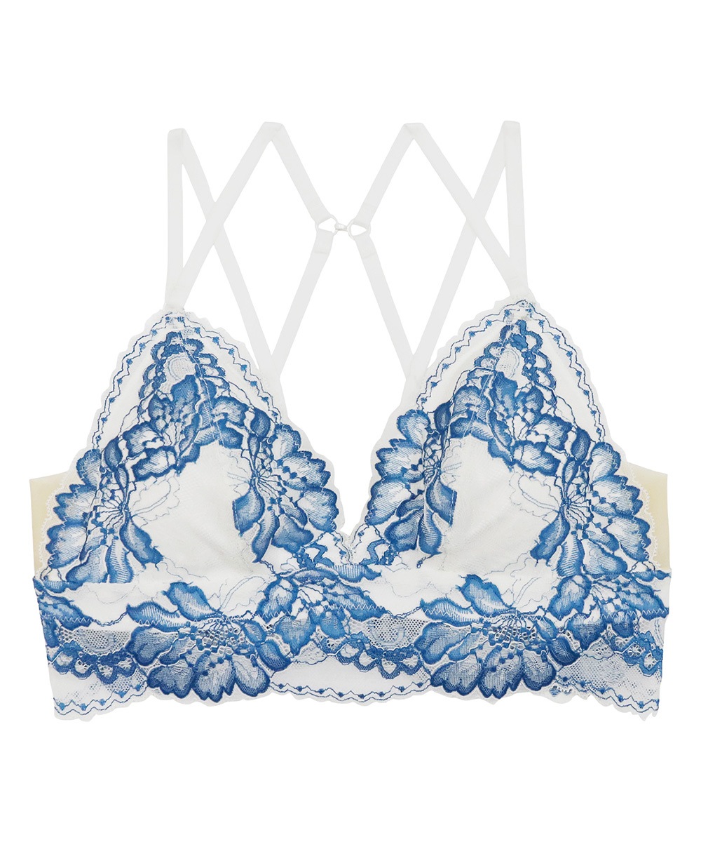 Femininity 2WAYバッククロスレースブラレット