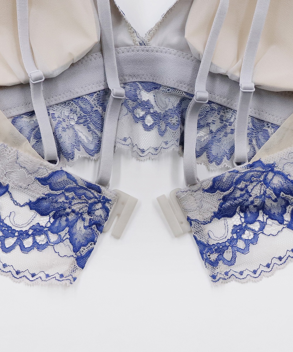 Femininity 2WAYバッククロスレースブラレット