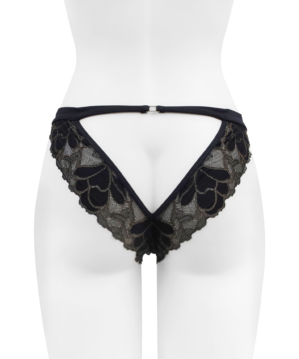 Whispers バックオープンデザインショーツ