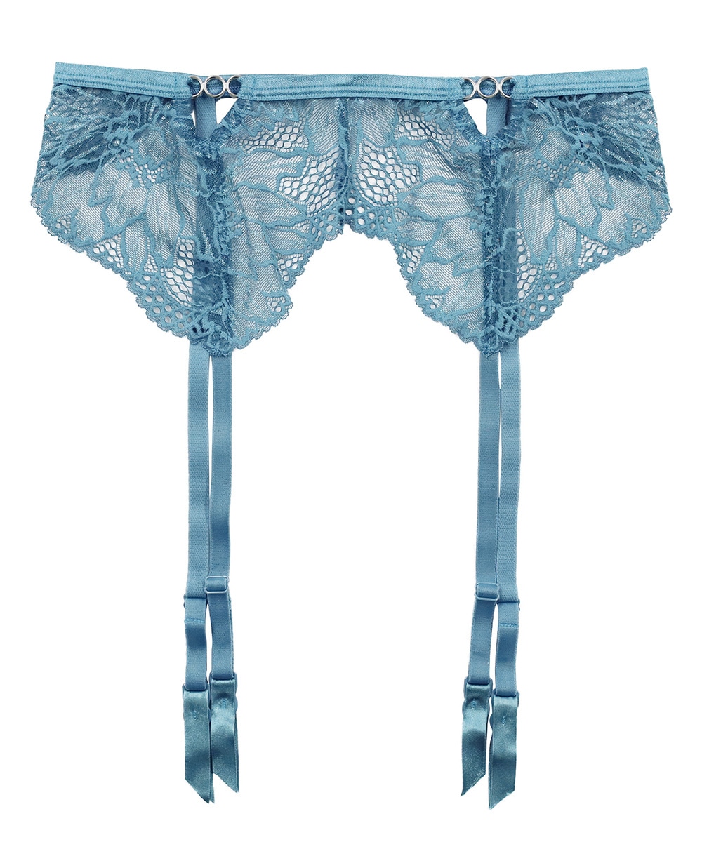 Ultra レースガーターベルト / Turquoise