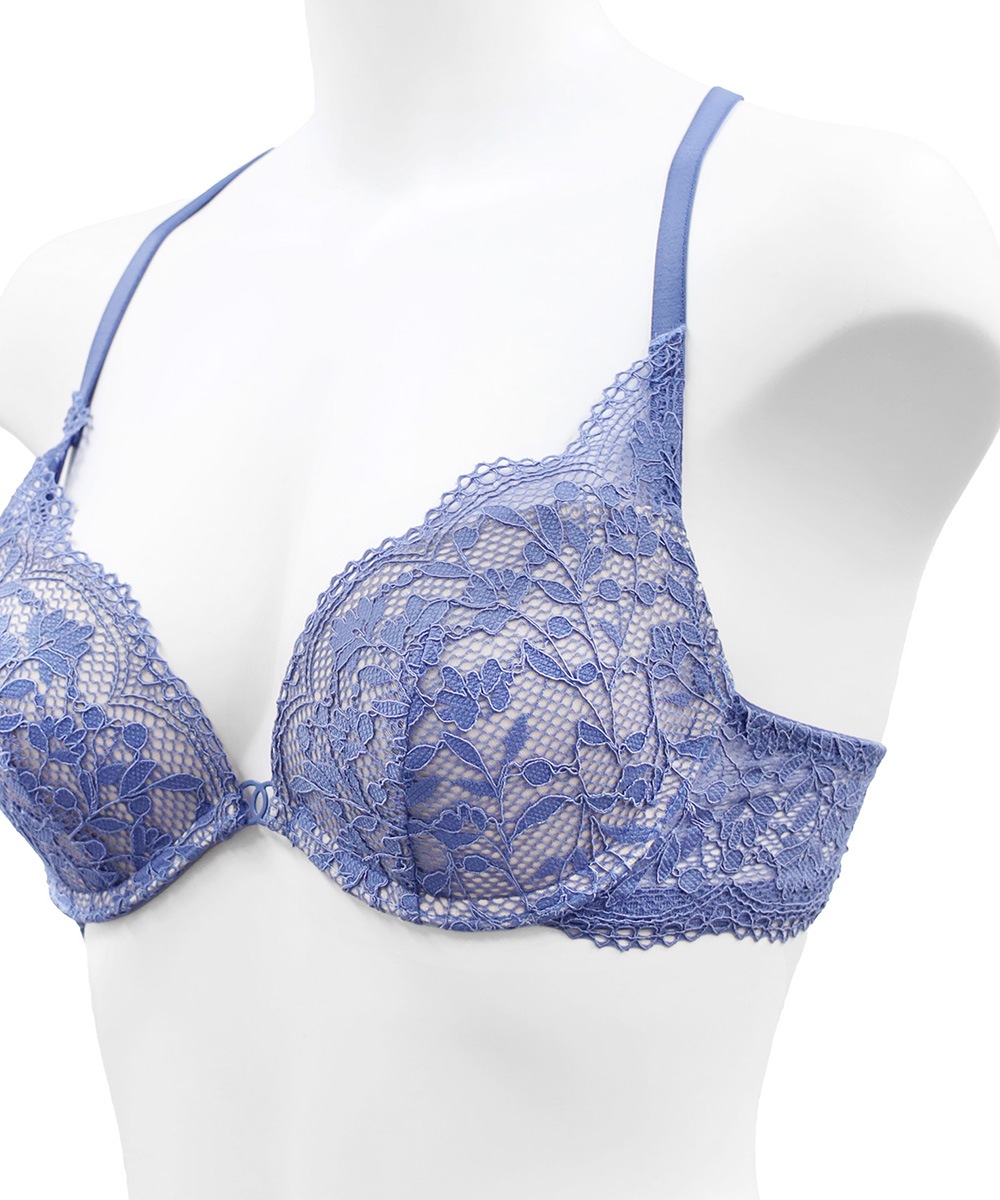Daphne 2WAYバックデザインモールドカップブラジャー / Blue