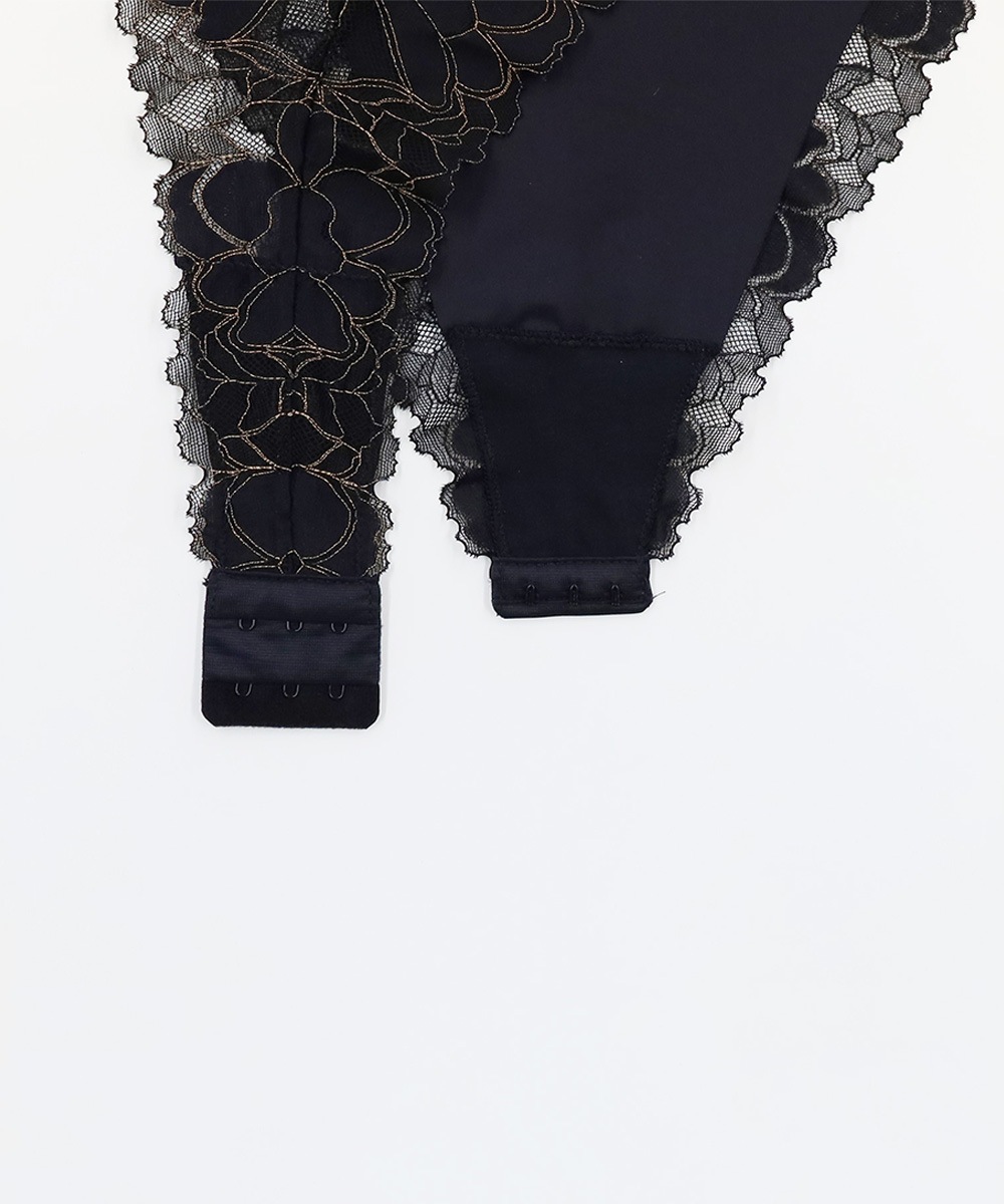 Whispers ワンショルレースボディスーツ/テディ