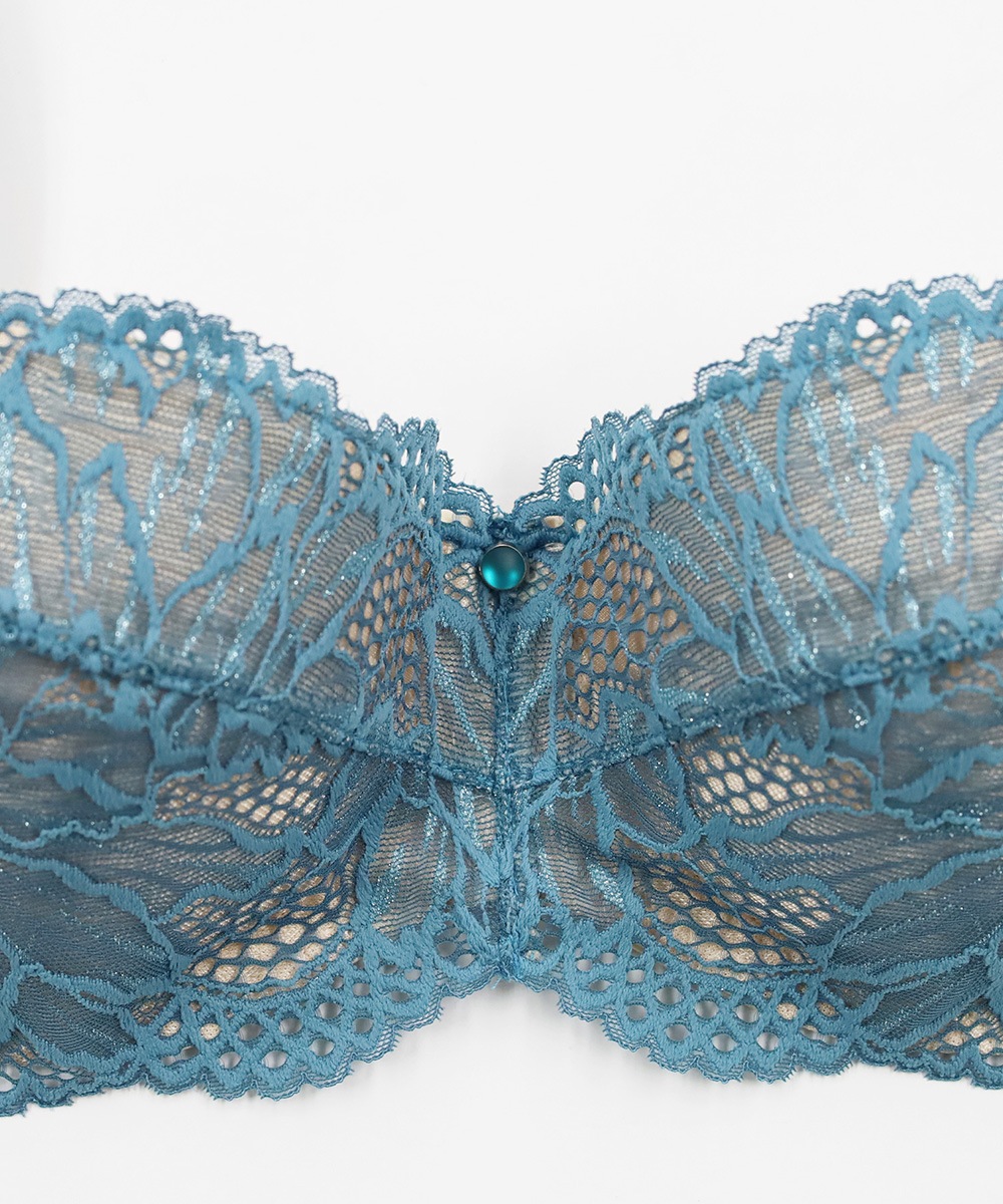 Ultra ストラップレスデコルテメイクブラジャー / Turquoise