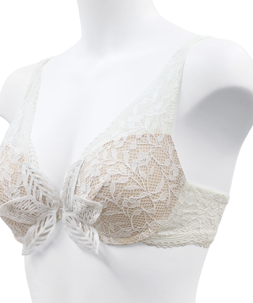 Daphne モチーフレースモールドカップブラジャー / Off White