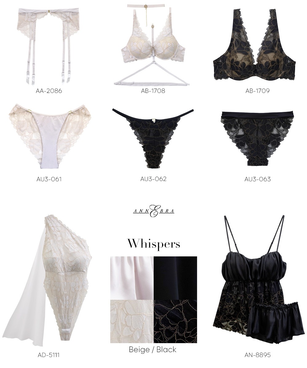 Whispers レースライトブラジャー