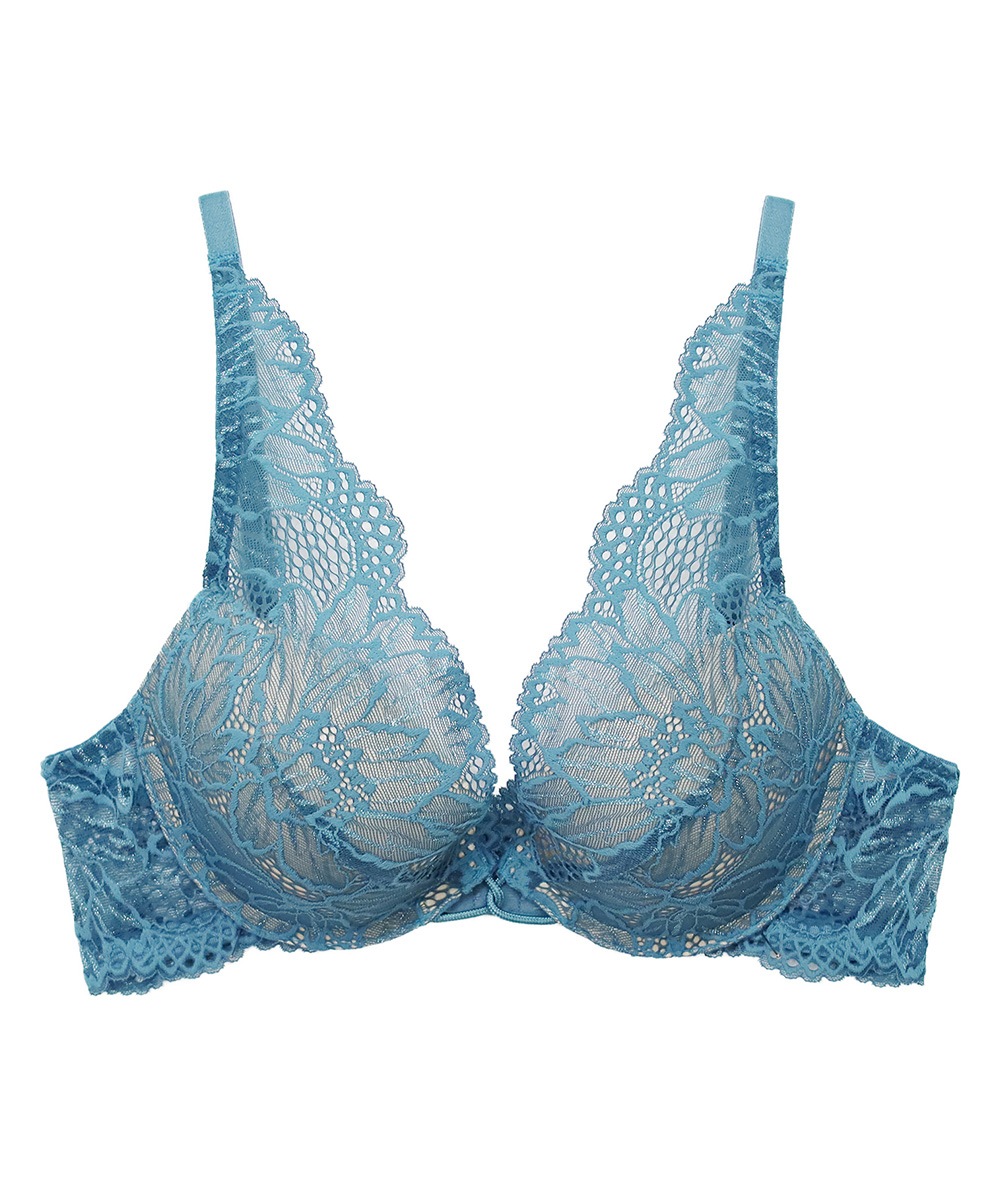 Ultra デコルテレースモールドカップブラジャー / Turquoise