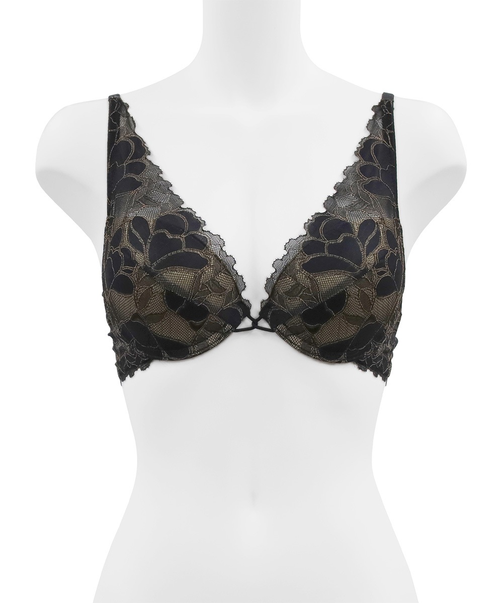 Whispers ハーネス付きデコルテレースモールドカップブラジャー