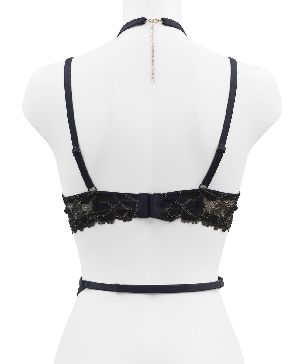 Whispers ハーネス付きデコルテレースモールドカップブラジャー