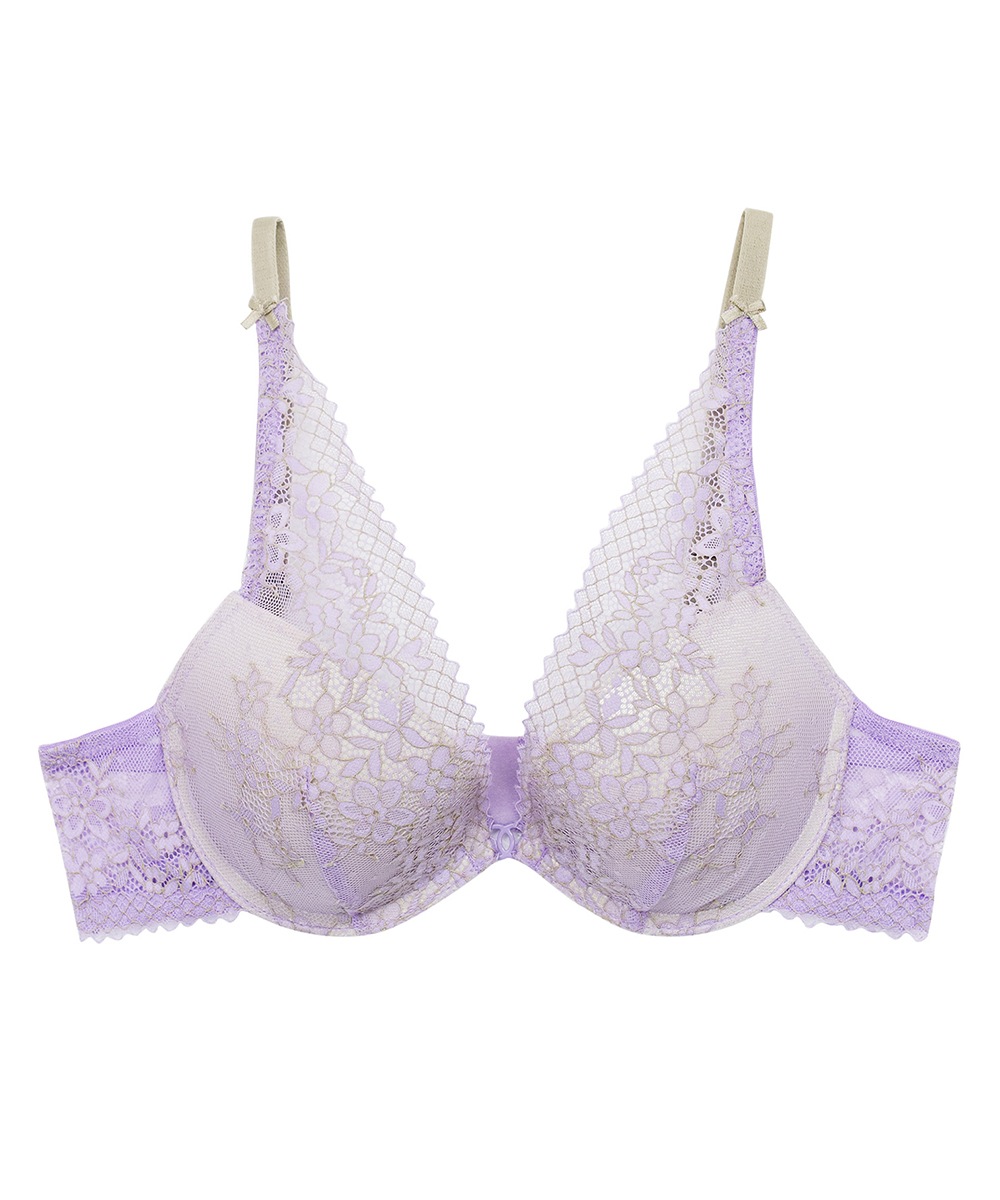 Reflex デコルテレースモールドカップブラジャー