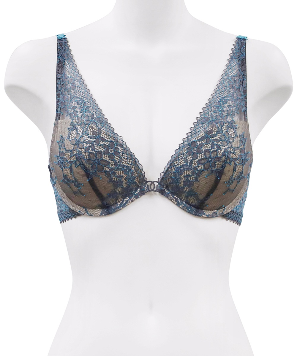 Reflex デコルテレースモールドカップブラジャー