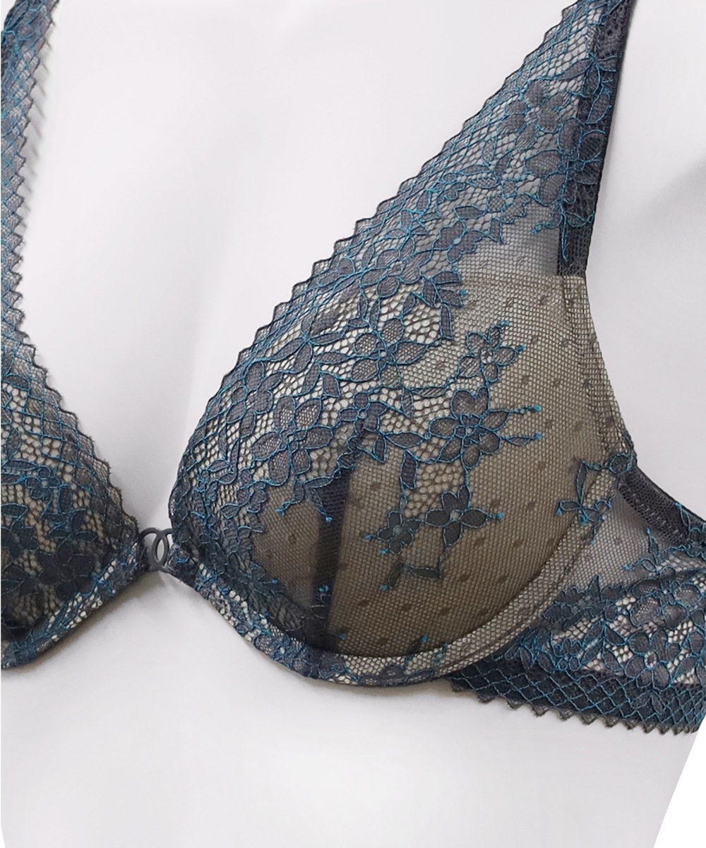 Reflex デコルテレースモールドカップブラジャー