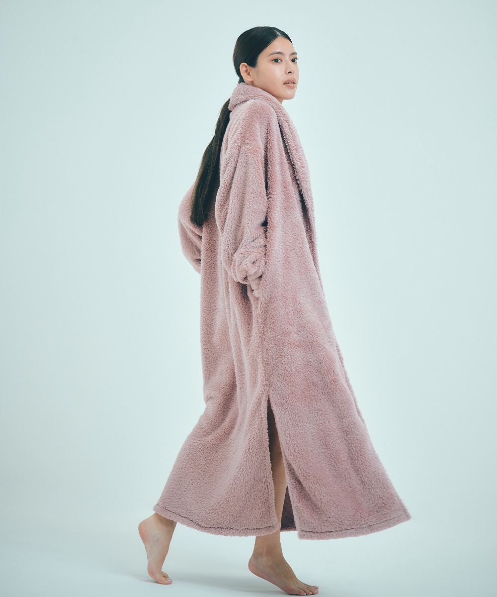 ロングボアガウン / Pink Beige