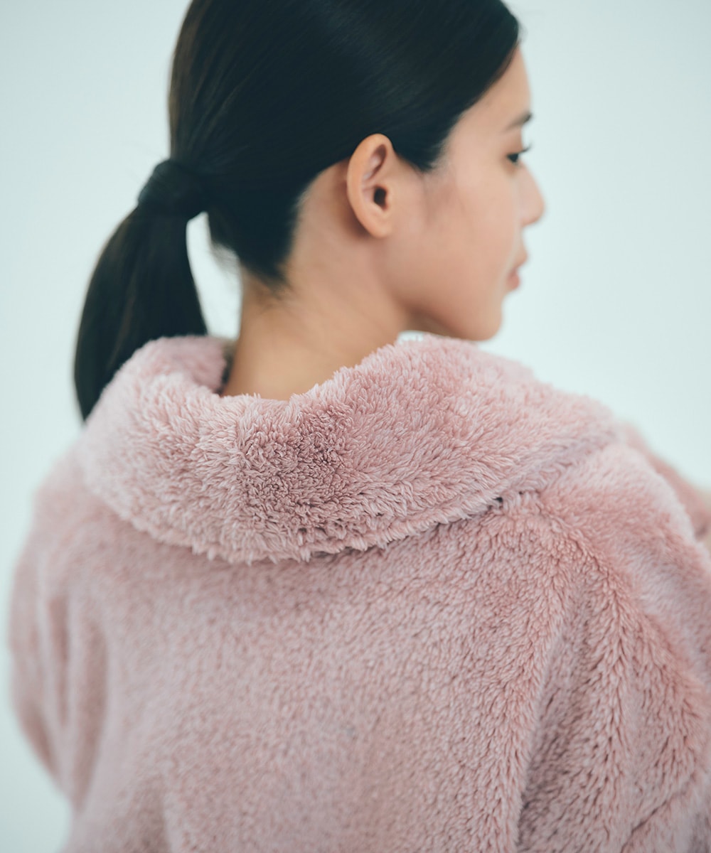 ロングボアガウン / Pink Beige