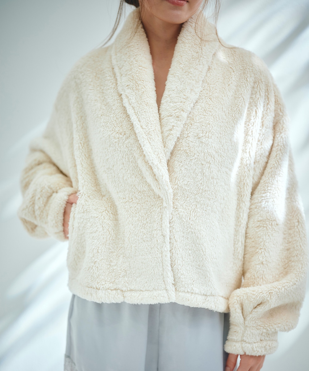 ショートボアガウン / Ivory