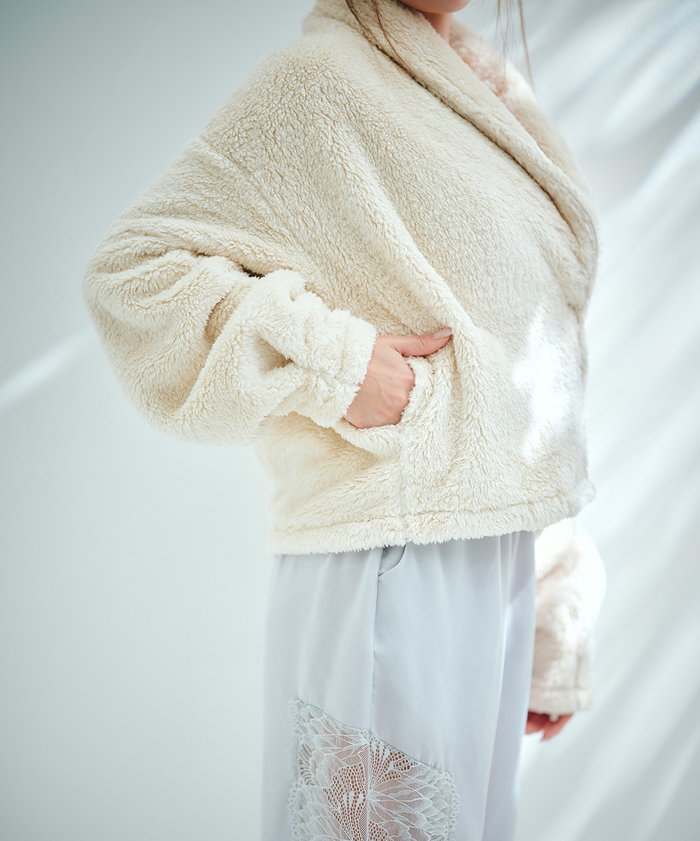 ショートボアガウン / Ivory