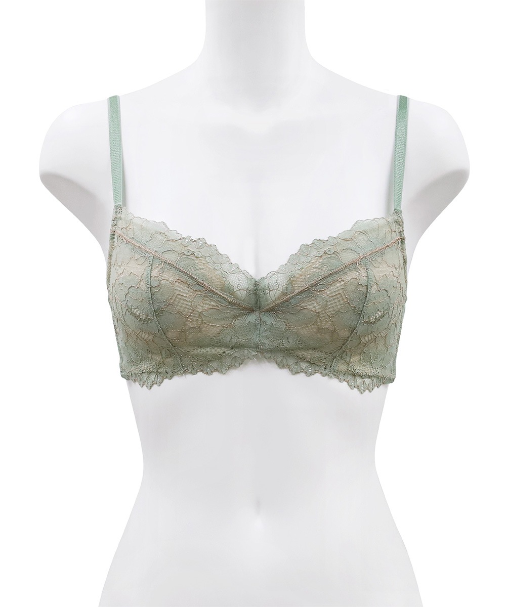 Romance チョーカー付きデコルテメイクブラジャー / Purple