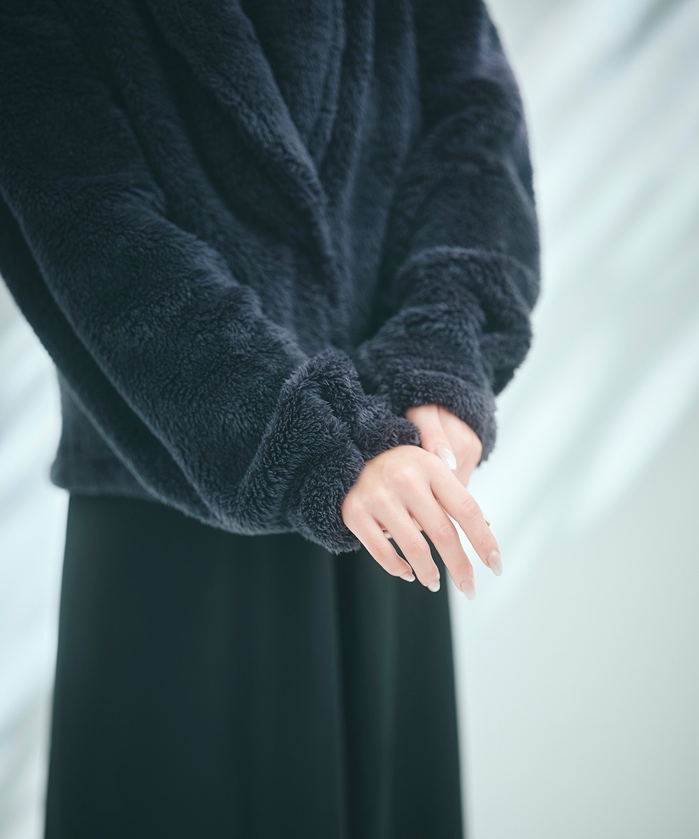 ショートボアガウン / Dark Grey