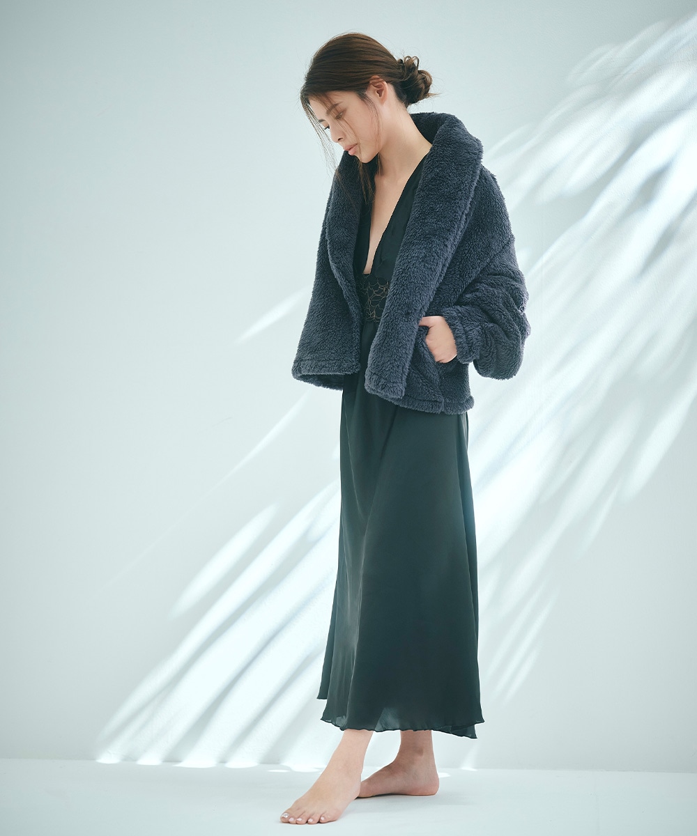 ショートボアガウン / Dark Grey