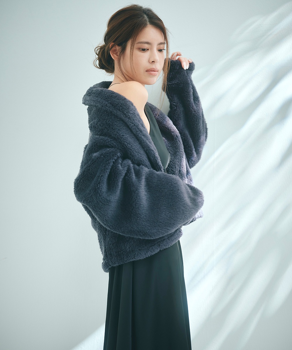 ショートボアガウン / Dark Grey