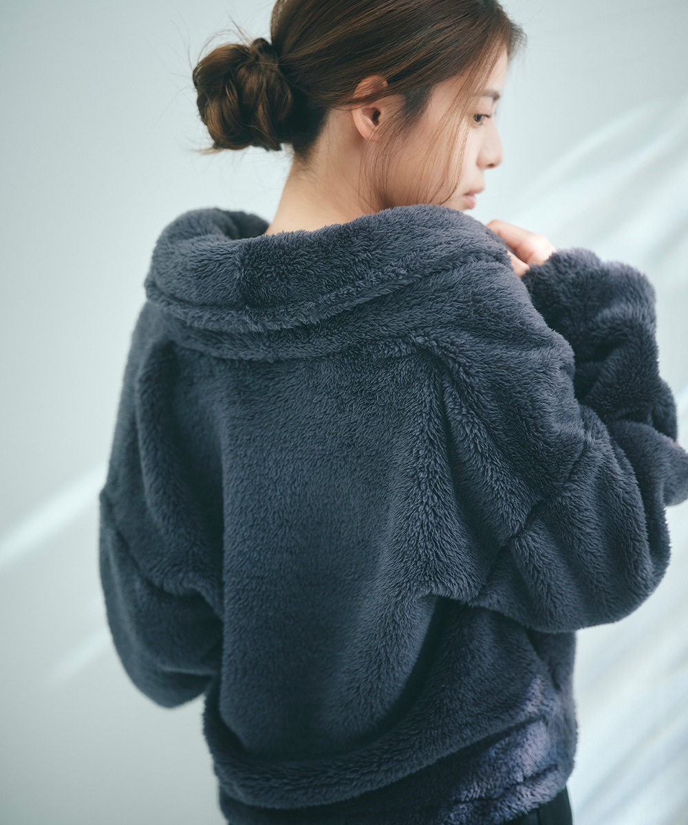 ショートボアガウン / Dark Grey