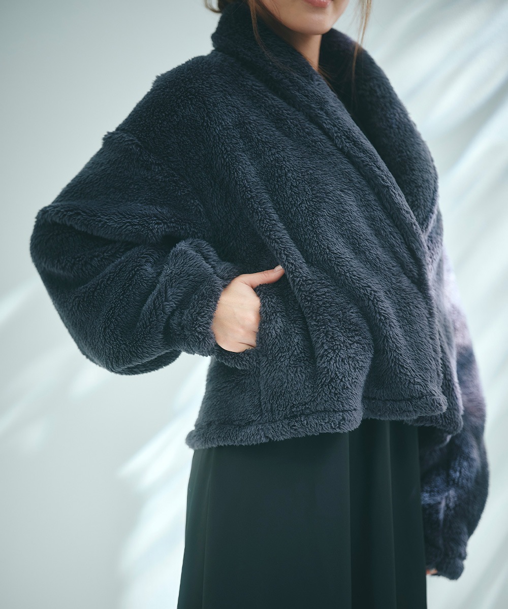 ショートボアガウン / Dark Grey