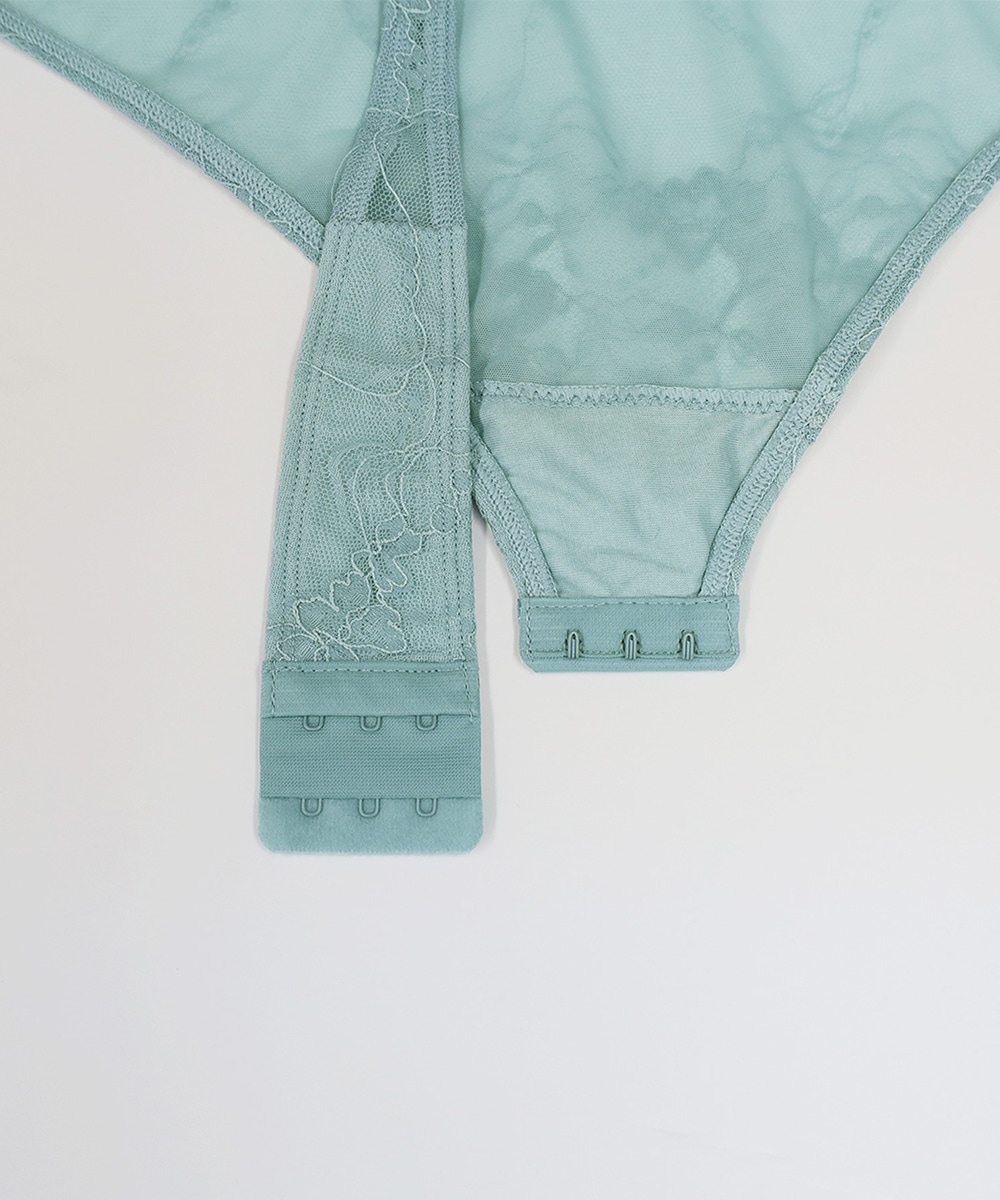 Signal オフショルレースボディスーツ,テディ / Purple