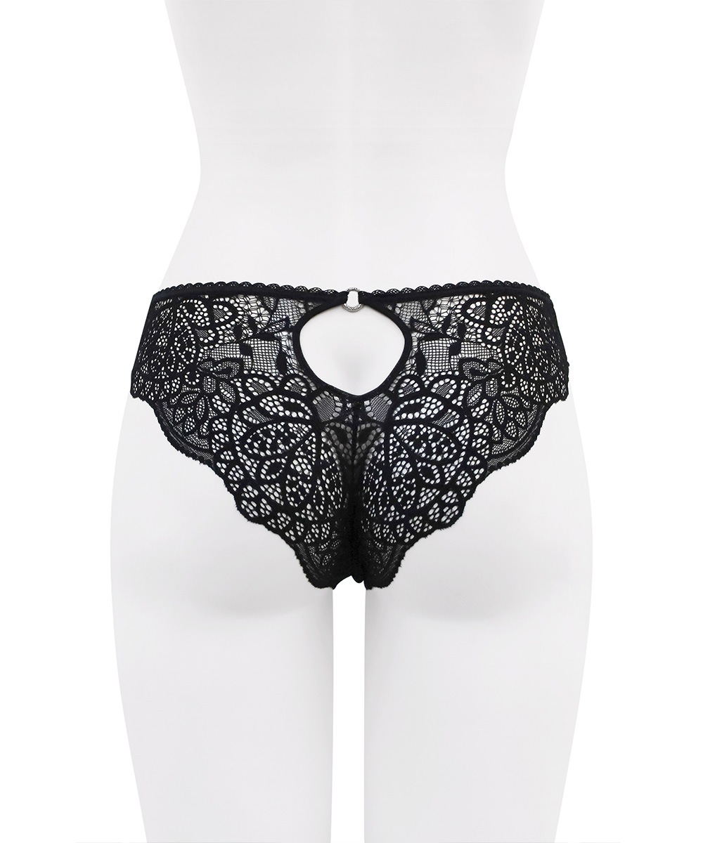Melodie レースショーツ / Black