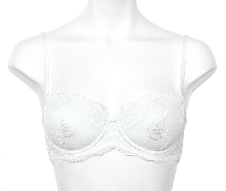 Daisies 1/2はぎカップストラップレスブラジャー