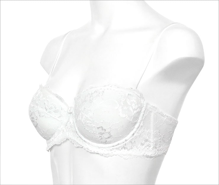 Daisies 1/2はぎカップストラップレスブラジャー