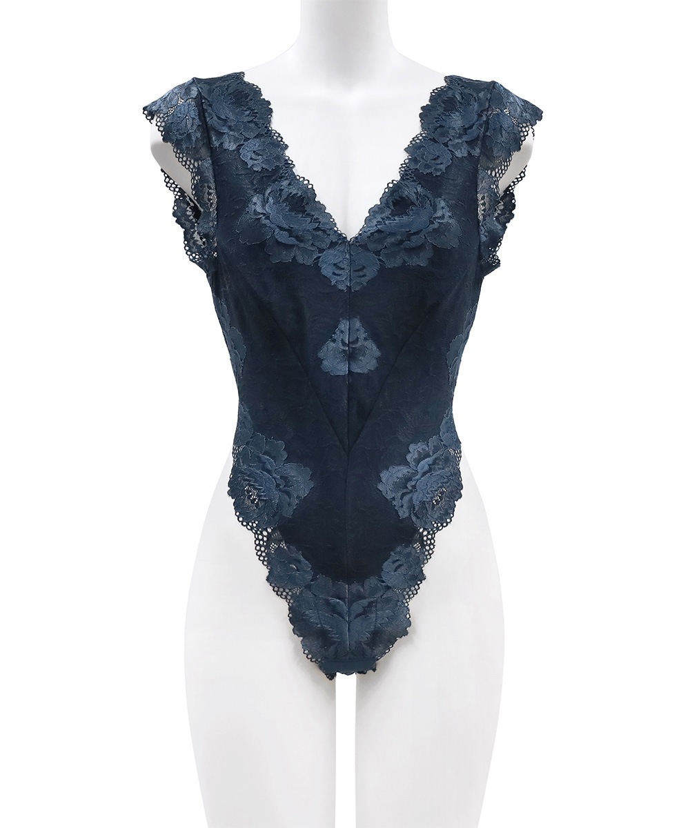 Mixing レースボディスーツ/テディ