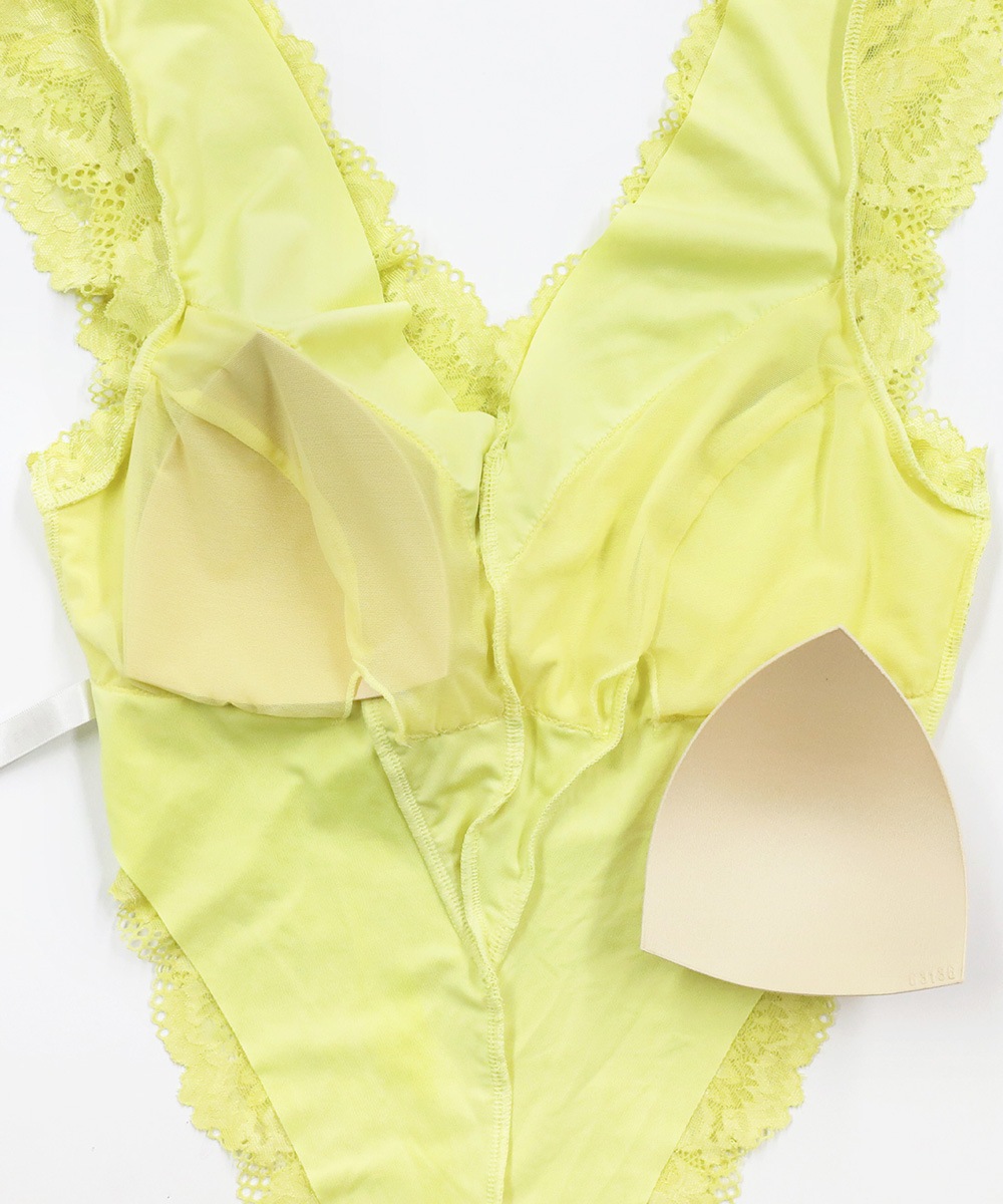 Mixing レースボディスーツ/テディ