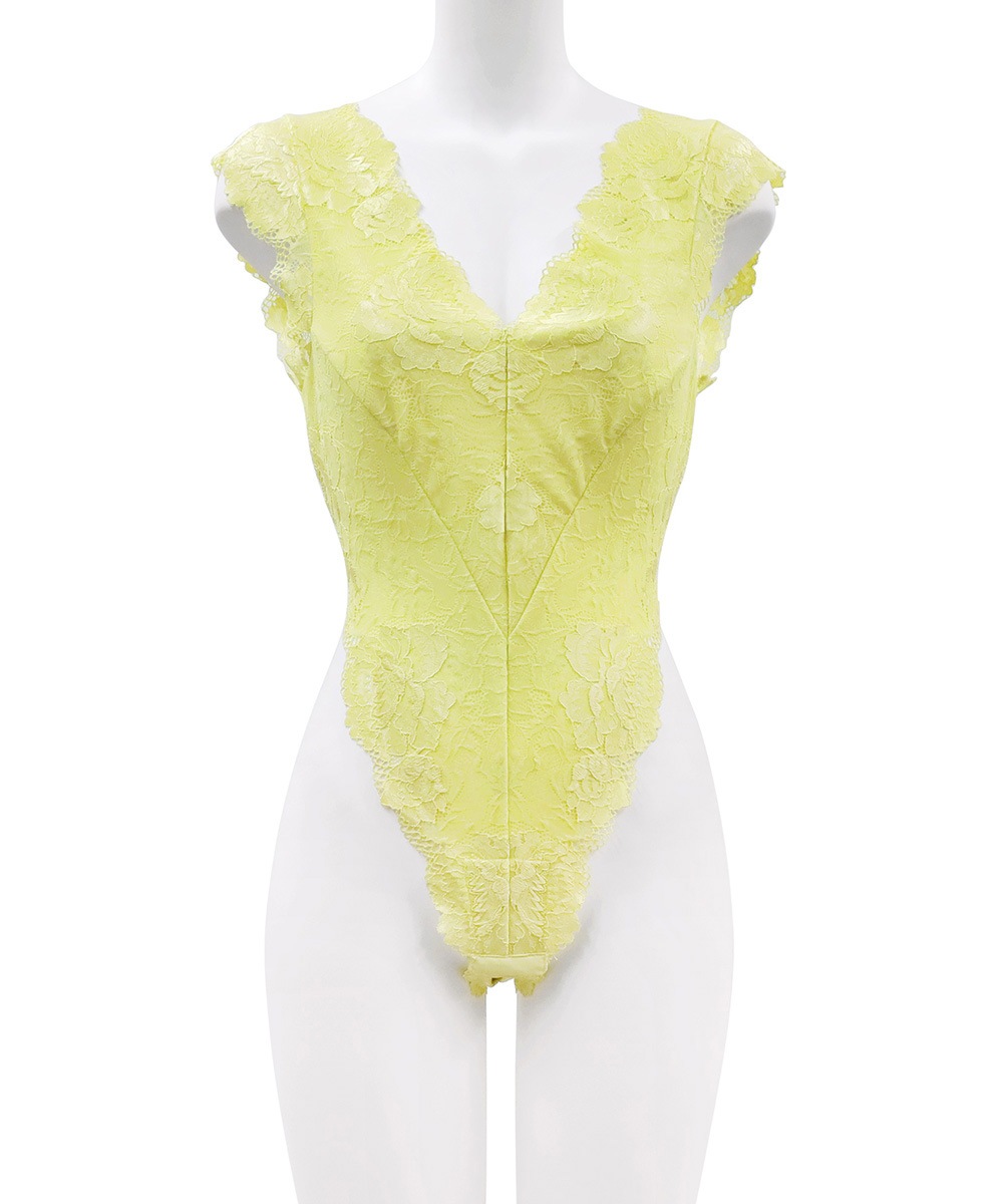 Mixing レースボディスーツ/テディ